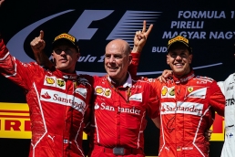 Ferrari包辦冠、亞軍,F1匈牙利站上演多齣好戲