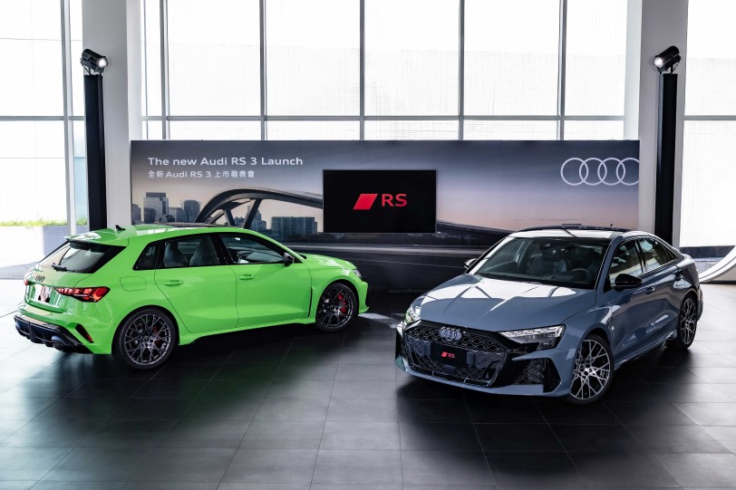 首度導入 SEDAN 版本，全新小改款 AUDI RS 3 SPORTBACK 350.3萬、SEDAN 359.3 萬正式發表！