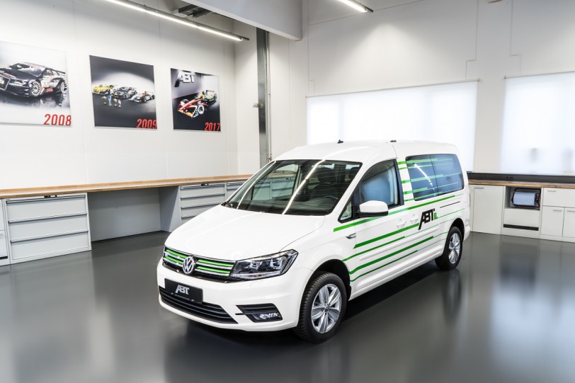 純電物流車!ABT e-Caddy展演商車的綠能革命