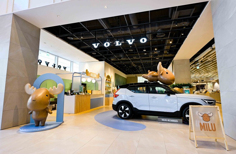 VOLVO MILU FIKA 期間限定咖啡館 進駐忠泰樂生活 獨家限定 MILU 系列飲品、點心、互動體驗