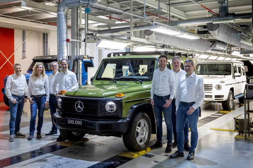 第50萬輛Mercedes-Benz G-Class下線迎接生產週年紀念,明年將推出純電版本