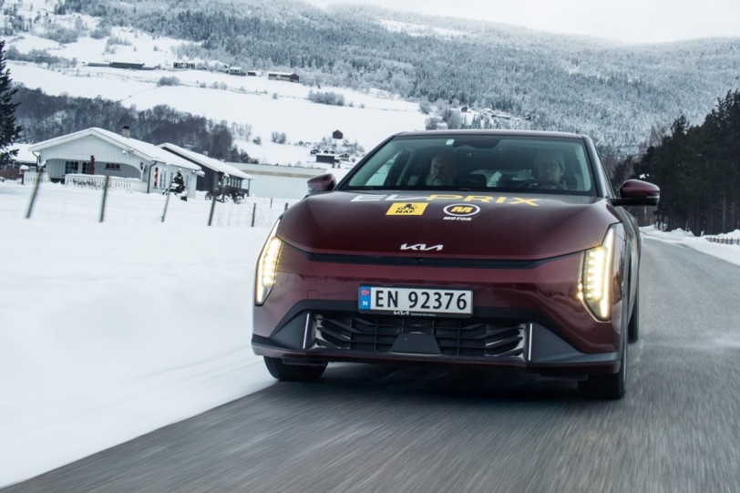 Kia EV4在El Prix冬季測試中創下390公里的低溫行駛紀錄