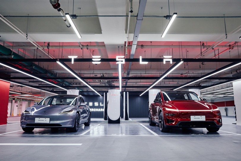Tesla啟用全台最大台北大巨蛋V4超級充電站 限時三天免費充電