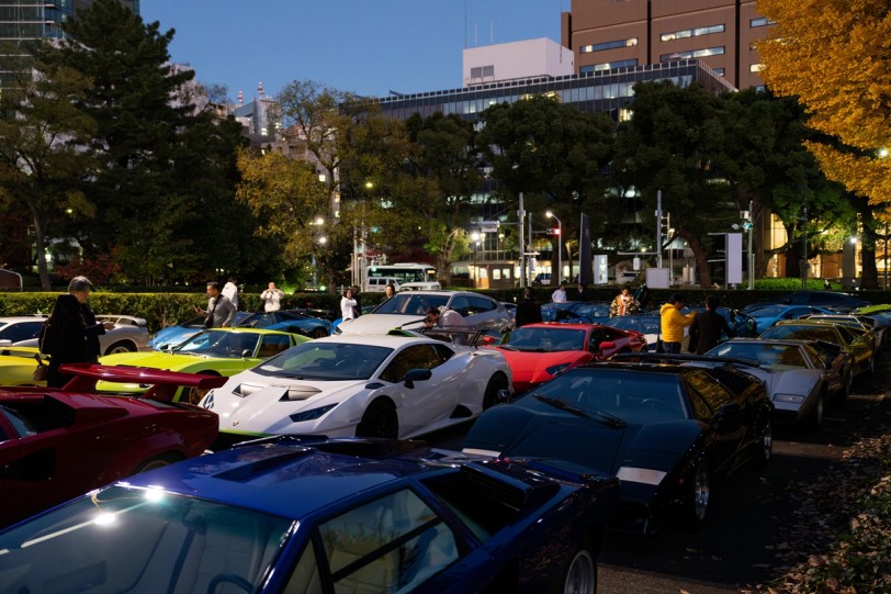 Lamborghinis遊行隊伍犇上東京街頭！慶祝Lamborghini Day Japan