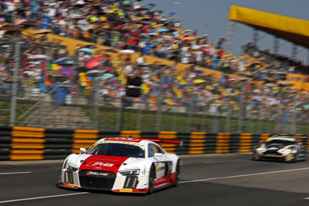 赫斯首度亮相澳門勇奪三甲,新一代Audi R8 LMS強勢亮相
