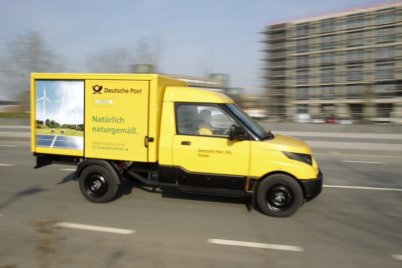 DHL自行研發包裹車輛，搭配上Bilstein避震系統